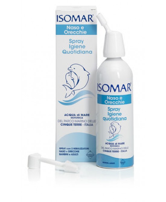 SOLUZIONE ACQUA DI MARE ISOMAR SPRAY IGIENE QUOTIDIANA 100 ML - Gruppofarmastore.it