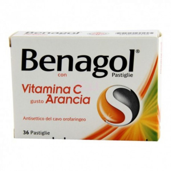 BENAGOL VIT C*36PAST ARANCIA - Gruppofarmastore.it