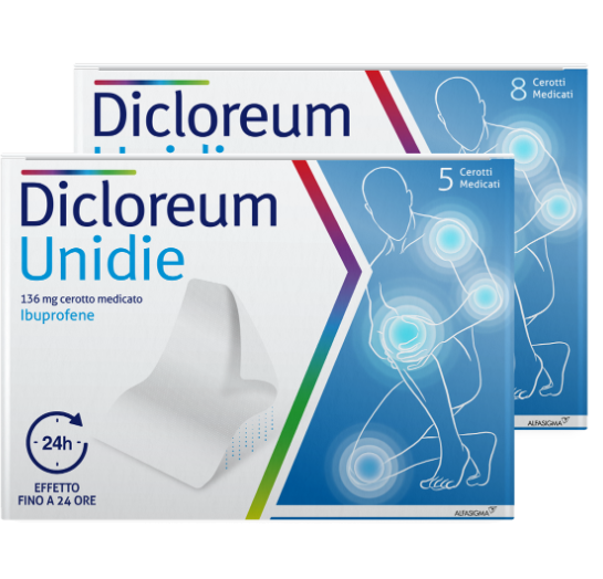 DICLOREUM UNIDIE*8CER 136MG24H - Gruppofarmastore.it