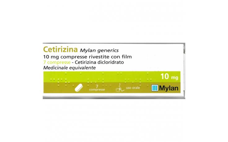 CETIRIZINA MY*7CPR RIV 10MG - Gruppofarmastore.it