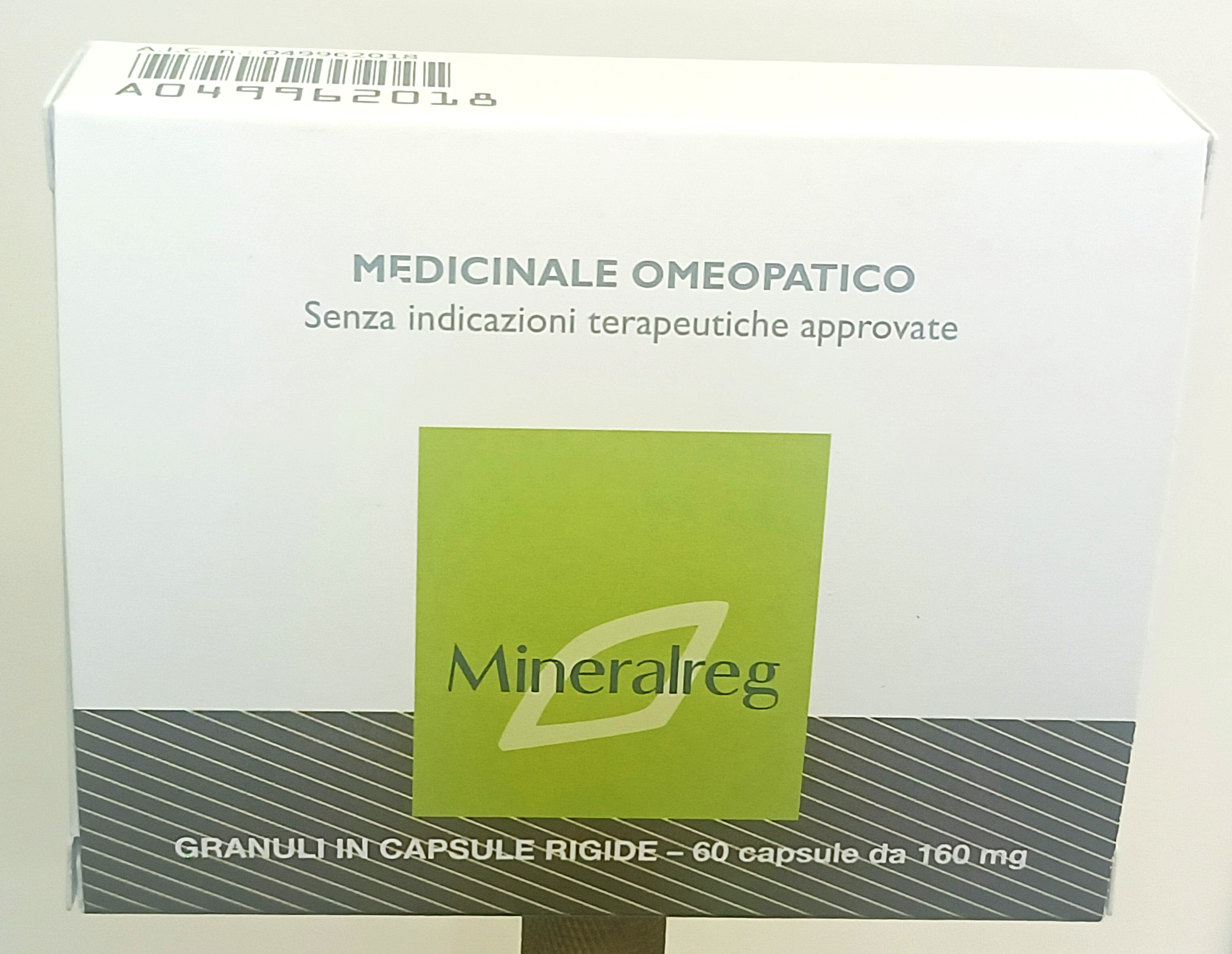 MINERALREG*60CPS 160MG - Gruppofarmastore.it