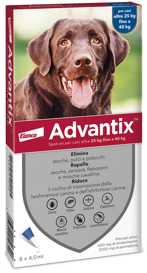 ADVANTIX SPOT ON*6PIP 25-40KG - Gruppofarmastore.it