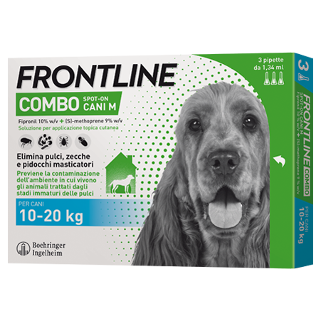 FRONTLINE COMBO*3PIP 10-20KG C - Gruppofarmastore.it