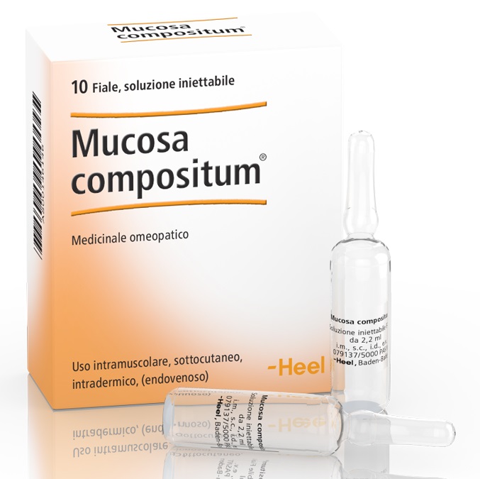 HEEL MUCOSA COMPOSITUM 10 FIALE DA 2,2 ML L'UNA - Gruppofarmastore.it