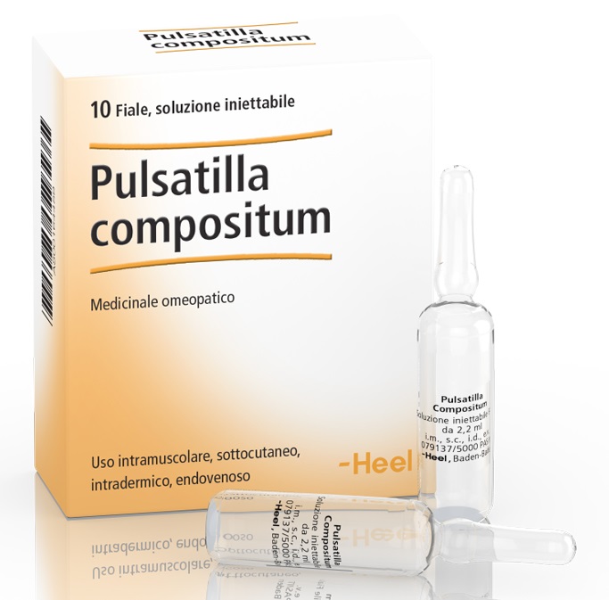 HEEL PULSATILLA COMPOSITUM 10 FIALE DA 2,2 ML L'UNA - Gruppofarmastore.it
