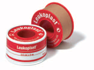 CEROTTO CHIRURGICO PER FISSAGGIO MEDICAZIONI IN ROCCHETTO LEUKOPLAST SUPPORTO VISCOSA COLOR PELLE MASSA ADESIVA CAUCCIU' OSSIDO DI ZINCO 5X500CM MUTUABILE - Gruppofarmastore.it