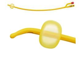 CATETERE FOLEY A MEDIA PERMANENZA  RUSCH GOLD PLUS A 2 VIE IN SILKOLATEX LATTICE-SILICONE PER ADULTO CH22 LUNGHEZZA 40 CM PUNTA CILINDRICA A 2 FORI PALLONCINO 5-15 ML 1 PEZZO - Gruppofarmastore.it