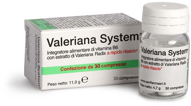 VALERIANA SYSTEM 30 COMPRESSE - Gruppofarmastore.it