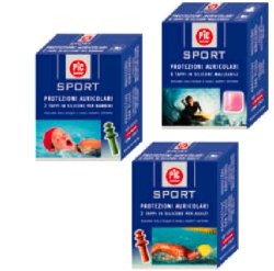 TAPPO AURICOLARE IN SILICONE PIC SPORT PER ADULTI 2 PEZZI - Gruppofarmastore.it