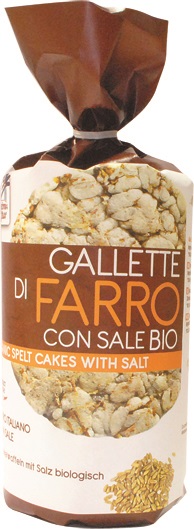 GALLETTE DI FARRO CON SALE BIO 100 G - Gruppofarmastore.it