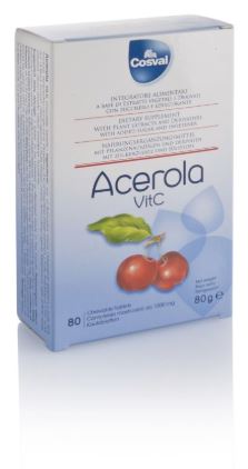 ACEROLA VITAMINA C 80 TAVOLETTE - Gruppofarmastore.it