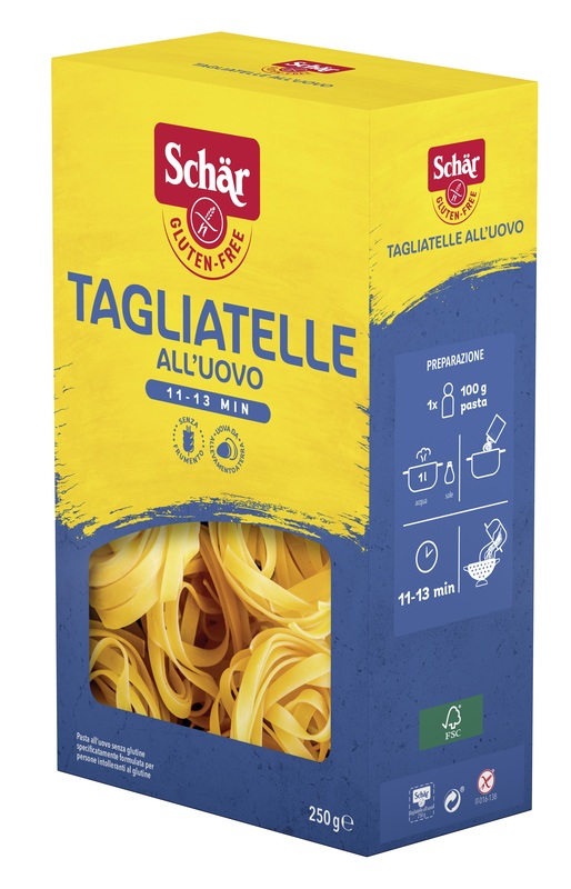 SCHAR TAGLIATELLE ALL'UOVO 250 G - Gruppofarmastore.it