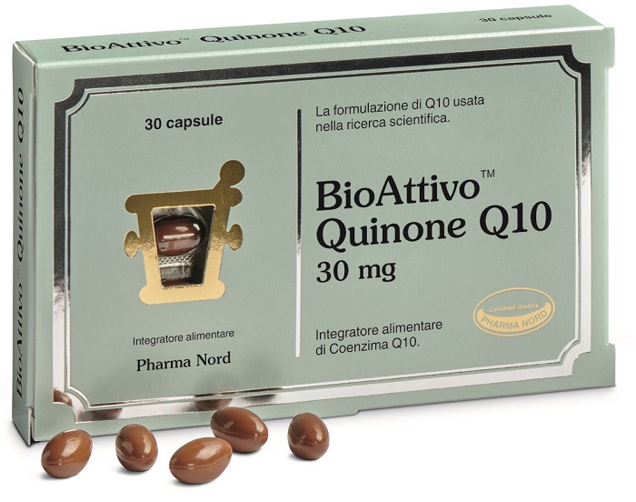 BIOATTIVO QUINONE Q10 30 CAPSULE - Gruppofarmastore.it