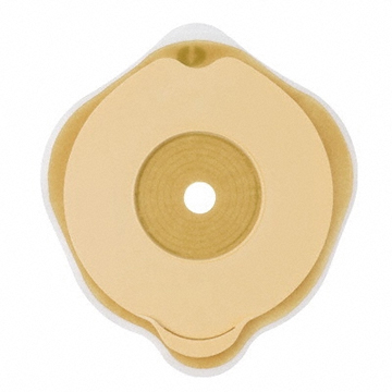 PLACCA PIANA FLEXIMA KEY 50 MM CON PROTETTORE CUTANEO IDROCOLLOIDALE E FLANGIA 5 PEZZI - Gruppofarmastore.it