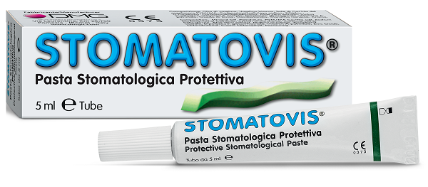 PASTA STOMATOLOGICA PROTETTIVA STOMATOVIS STOMATITI AFTOSE 5 ML - Gruppofarmastore.it