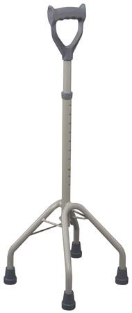 QUADRIPODE BRIO IN ALLUMINIO ANODIZZATO CON MANICO CHIUSO IMPUGNATURA ANATOMICA - Gruppofarmastore.it