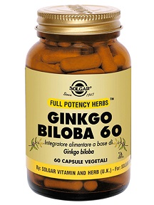 GINKGO BILOBA 60 60 CAPSULE VEGETALI - Gruppofarmastore.it