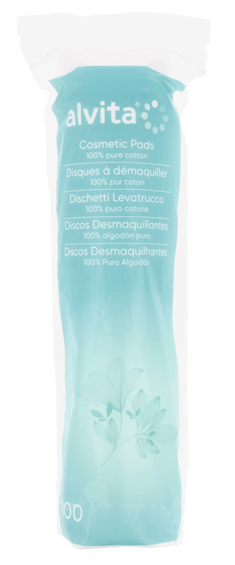 ALVITA DISCHETTI LEVATRUCCO 100% PURO COTONE 100 PEZZI - Gruppofarmastore.it