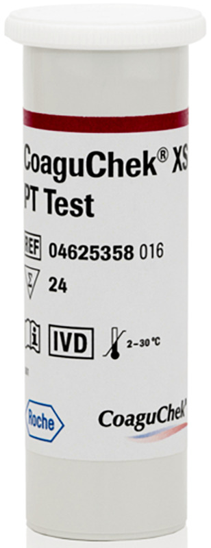 STRISCE REATTIVE PER DISPOSITIVO UTODIAGNOSTICO COAGUCHEK XS PT TEST 24 PEZZI - Gruppofarmastore.it