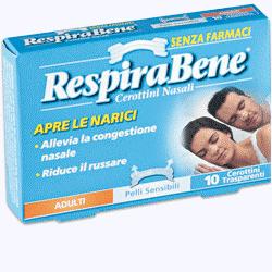CEROTTO NASALE TRASPARENTE ADULTI RESPIRA BENE 30 PEZZI - Gruppofarmastore.it