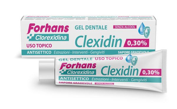 FORHANS CLEXIDIN COLLUTORIO IN GEL ALLA CLOREXIDINA 0,30% 30 - Gruppofarmastore.it