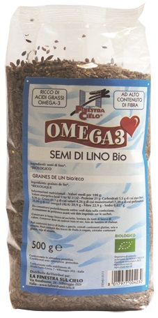 FSC OMEGA3 SEMI DI LINO BIO AD ALTO CONTENUTO DI FIBRA 500 G - Gruppofarmastore.it