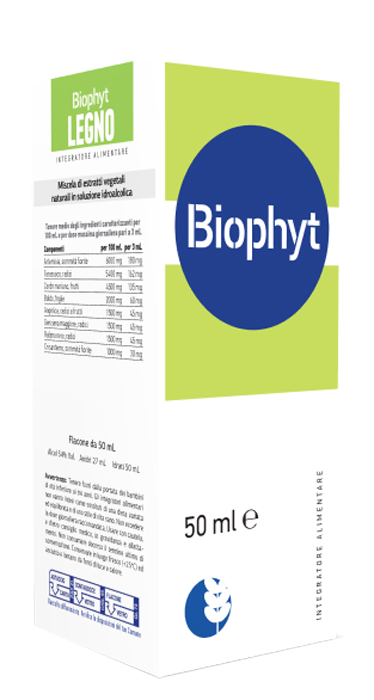 BIOPHYT LEGNO 50 ML SOLUZIONE IDROALCOLICA - Gruppofarmastore.it