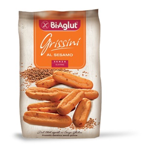 BIAGLUT GRISSINI CON SESAMO 150 G - Gruppofarmastore.it