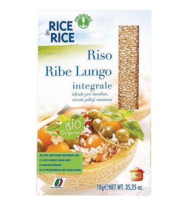 RICE&RICE RISO LUNGO RIBE INTEGRALE 1 KG - Gruppofarmastore.it