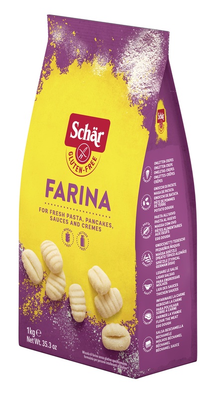 SCHAR FARINA PER PASTA FRESCA PANCAKES SALSE E CREME 1 KG - Gruppofarmastore.it