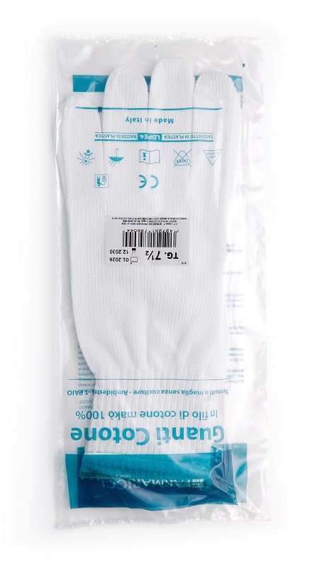 GUANTO  IN FILO DI COTONE FELPATO MISURA 7,5 - Gruppofarmastore.it