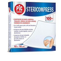 GARZA COMPRESSA IDROFILA PIC 10X10CM 25 PEZZI FUSTELLA - Gruppofarmastore.it