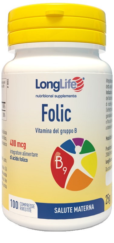 LONGLIFE FOLIC 400 MCG 100 COMPRESSE - Gruppofarmastore.it