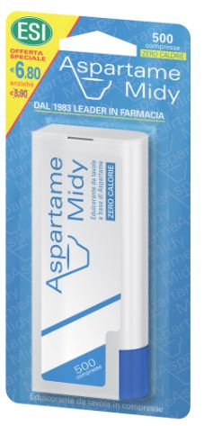 ESI ASPARTAME MIDY 500 COMPRESSE CON DISPENSER - Gruppofarmastore.it