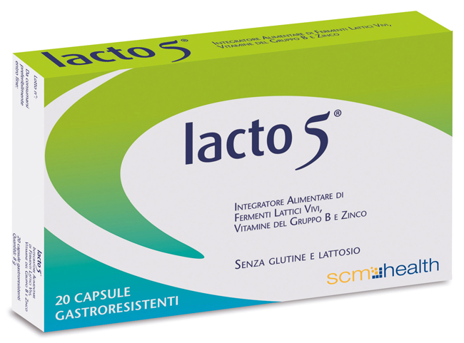 LACTO 5 20 CAPSULE - Gruppofarmastore.it