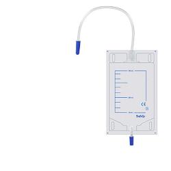 SACCA DI DRENAGGIO DA GAMBA PER INCONTINENZA TUBO 35 CM 10 PEZZI - Gruppofarmastore.it