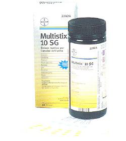 STRISCIA REATTIVA MULTITEST MULTISTIX 10SG 100 STRISCE CODICE ARTICOLO 2300C - Gruppofarmastore.it