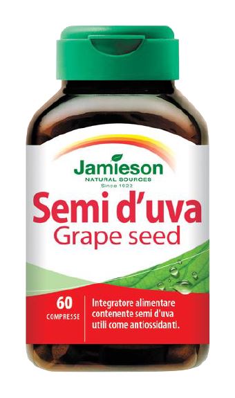 SEMI UVA GRAPE SEED JAMIESON 60 COMPRESSE - Gruppofarmastore.it