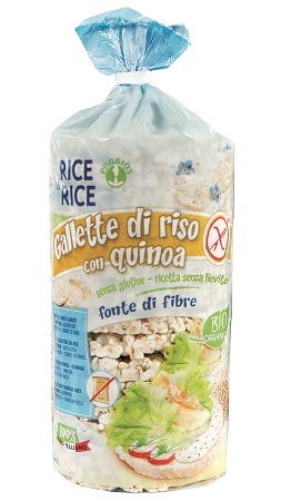 RICE&RICE GALLETTE DI RISO CON QUINOA 100 G SENZA LIEVITO - Gruppofarmastore.it