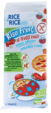 RICE&RICE RISO FRUIT FRUTTI ROSSI 6 X 33 G SENZA UOVA - Gruppofarmastore.it