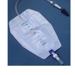 SACCA RACCOGLI URINA DA GAMBA PER INCONTINENZA 3 CAMERE COMFORT 500 ML STERILE IN PVC LATO RIVESTITO TNT CON TUBO DIRITTO 30 CM 8 PEZZI - Gruppofarmastore.it