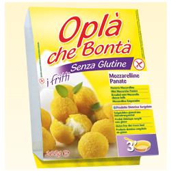 OPLA CHE BONTA MOZZARELLINE PANATE SURGELATE SENZA GLUTINE 200 G - Gruppofarmastore.it