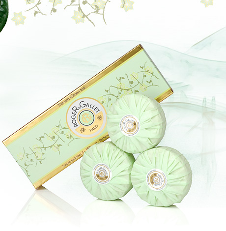 ROGER&GALLET THE VERT SAPONETTE 3X100 G - Gruppofarmastore.it