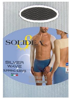 SILVER WAVE SLIMMING SLEEVES COLORE NERO MISURA MEDIA - Gruppofarmastore.it