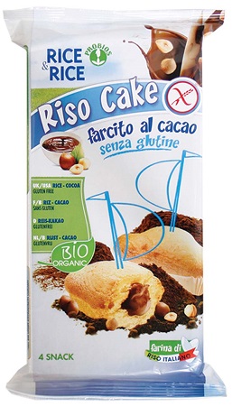 RICE&RICE RISO CAKE AL CACAO 4 X 45 G - Gruppofarmastore.it