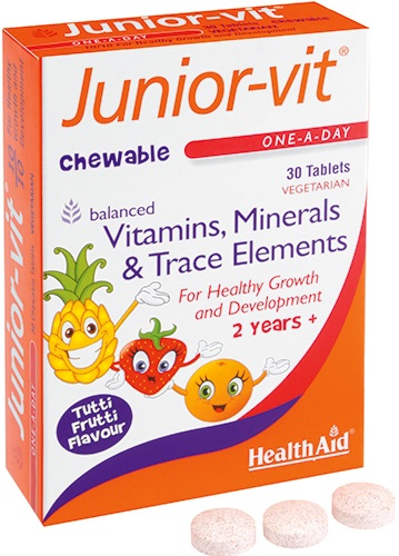 JUNIORVIT BLISTER 30 TAVOLETTE MASTICABILI - Gruppofarmastore.it