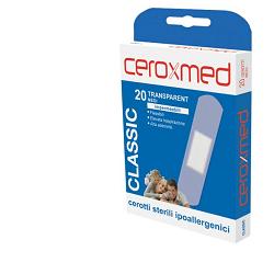 CEROXMED CLASSIC TRASPARENTI 7,2 CM X 1,9 CM 20 CEROTTI MEDI - Gruppofarmastore.it