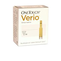 STRISCE MISURAZIONE GLICEMIA ONETOUCH VERIO 25 PEZZI - Gruppofarmastore.it