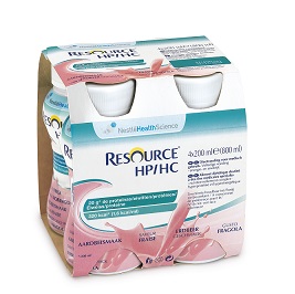 RESOURCE HP/HC FRAGOLA 4 BOTTIGLIE 200 ML - Gruppofarmastore.it