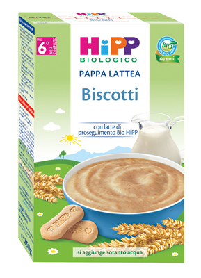 HIPP BIO PAPPA LATTEA BISCOTTI 250 G - Gruppofarmastore.it